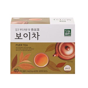 [본사직영]다농원 보이차 기름진 음식 후 필수 40개입, 2개