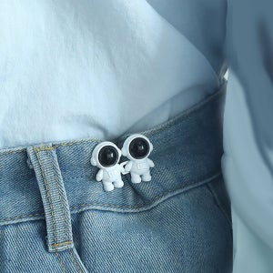 바지 허리 줄이기 단추 청바지 후크 버클 수선 조절 허리조절 줄임 실버 화이트헬멧