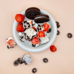 쫀득쿠키 수제 마시멜로우 쿠키 딸기레오 딸기 오레오 100g+30g