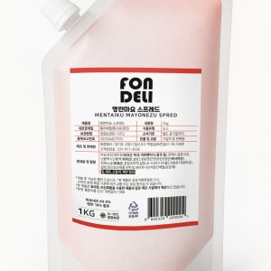 [폰델리] 명란마요 스프레드 1kg / 업소용 대용량 베이커리·샌드위치 소스