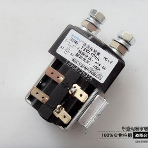 TSW-100A 200A 300A 400A 산유 DC 접촉기 DC12V 24V 36V 48V 60V