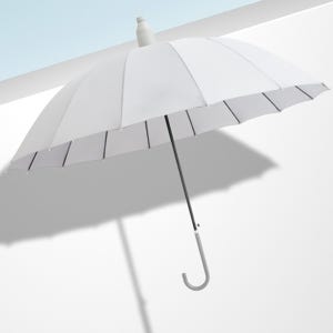자바라우산 특이한우산 태풍 빗물받이 물받이 큰 그레이