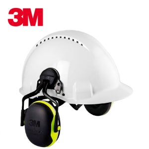 3M X4P3E 절연귀덮개 안전모부착형 차음 25dB 소음방지