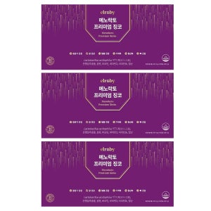 휴온스 갱년기유산균 YT1 엘루비 메노락토 프리미엄 징코 3개월분 450mg x 90캡슐 3박스