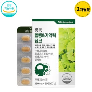 자꾸 깜빡깜빡 고함량 혈행 기억력 징코 집중력 인지기능 개선 약국 은행잎추출물 플라보놀