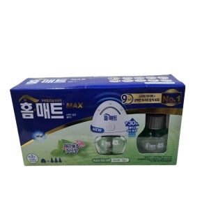 홈매트 홈솔루션 맥스 타이머 훈증기+(제라늄 허브향) 리퀴드 알파 플러스 리필 45일 3개