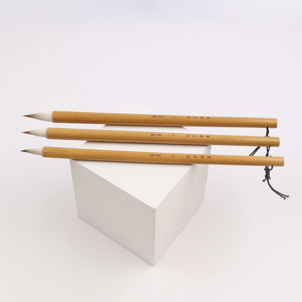대나무 붓 세트 손잡이 그림 염소 캘리그라피 민화 서예 고전 고품질 혼합 수채화