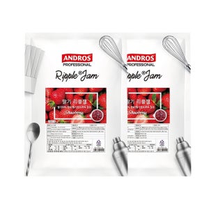 앤드로스 딸기 리플잼 1kg, 2개