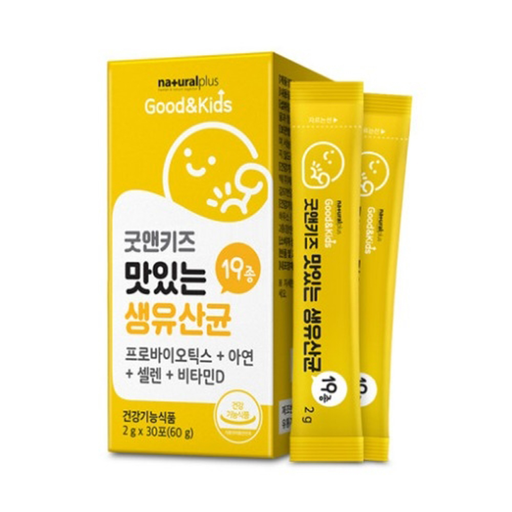 <b>내츄럴플러스</b> 굿앤<b>키즈</b> 맛있는 생유산균, 1개