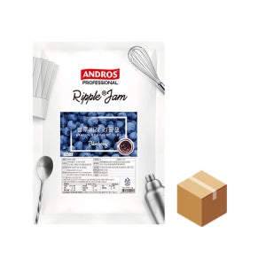 앤드로스 블루베리 리플잼 1kg, 6개