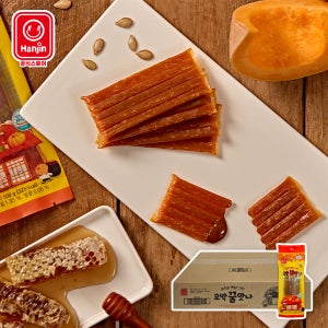 한진식품 호박꿀맛나 쫀드기 100g, 20개