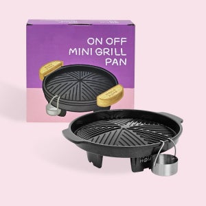 고기순삭 그릴팬 미니화로 단품 온오프 화로 (기름 받이 포함)