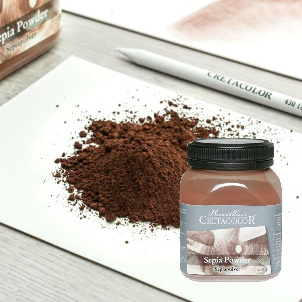 Cretacolor 세피아파우더 230g 세피아가루 무채색 파스텔가루 463 80