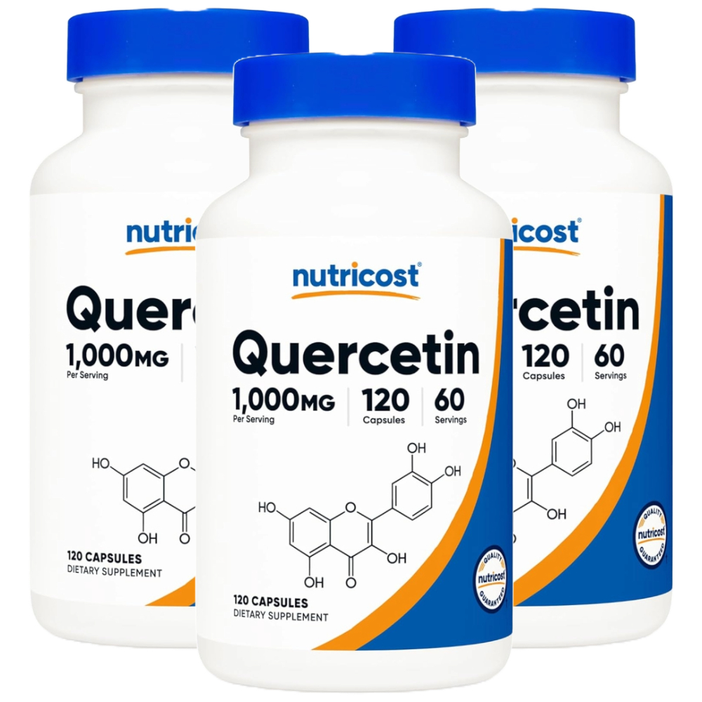 뉴트리코스트 <b>퀘르세틴 1000mg</b> 120캡슐 x 3개