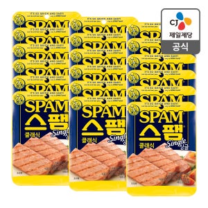 스팸 싱글 클래식 80g, 18개