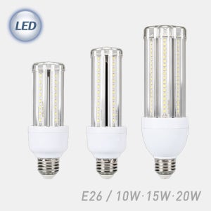 LED EL 램프 투명 E26 / 10W 15W 20W 손쉽게 교체 가능한 전구 램프