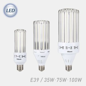 LED EL 램프 투명 E39 / 35W 75W 100W 손쉽게 교체 가능한 전구 램프