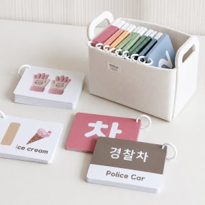 뚜뚜 실사 낱말카드 240장 플래시 한글 영어 유아 카드