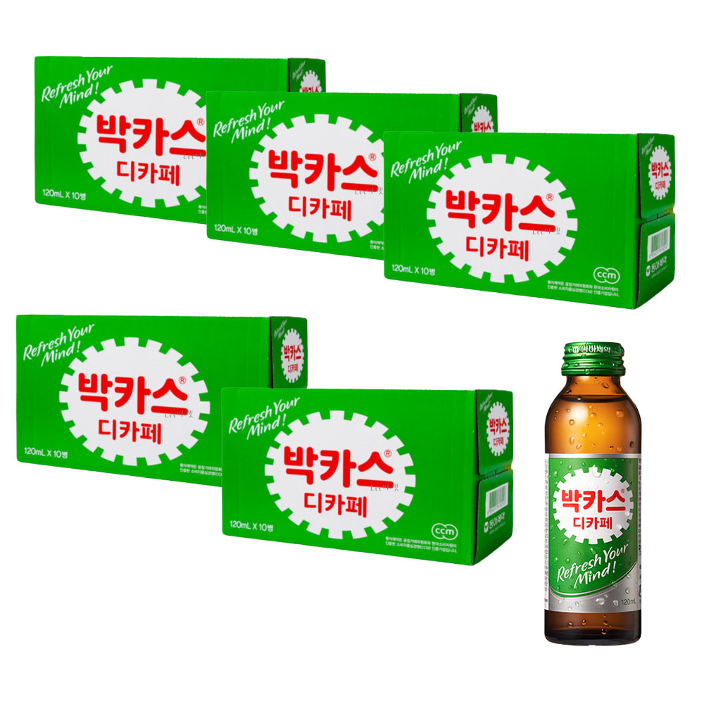 동아제약 박카스 디카페인 드링크 120ml 50병 <b>자양강장제</b>