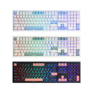 SPM PL108W 아라 풀배열 유무선 사무용 기계식키보드 블랙, 저소음 새벽축 택타일