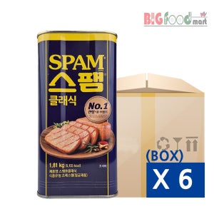 CJ 스팸 클래식 1.81kg X 6개 (BOX)
