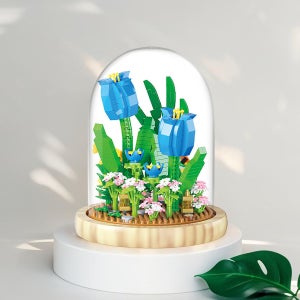 YKO 튤립 돔 558피스 P1173 꽃 미니블록 취미 나노블럭 조립 피규어 장식품 인테리어