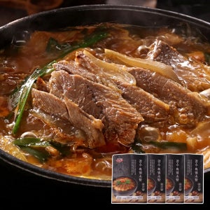 김형일 심가네 노다지 장수 흑염소탕 850g 4팩 몸보신 간편식 보양식 흑염소 전골 즉석국