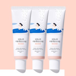 [3개 SET] 라운드랩 자작나무 수분 톤업 선크림 50ml (SPF 50+ PA++++)