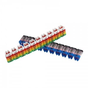 BF462 Coms 케이블 마커 넘버링 튜브 색상별 숫자별 전선 와이어 정리