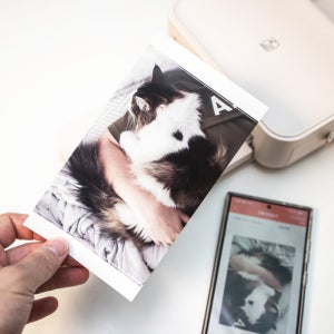 클레버 포토프린터 CP4100 휴대용 모바일 열전사 고해상도 스마트폰 사진인화기 크리스마스 선물