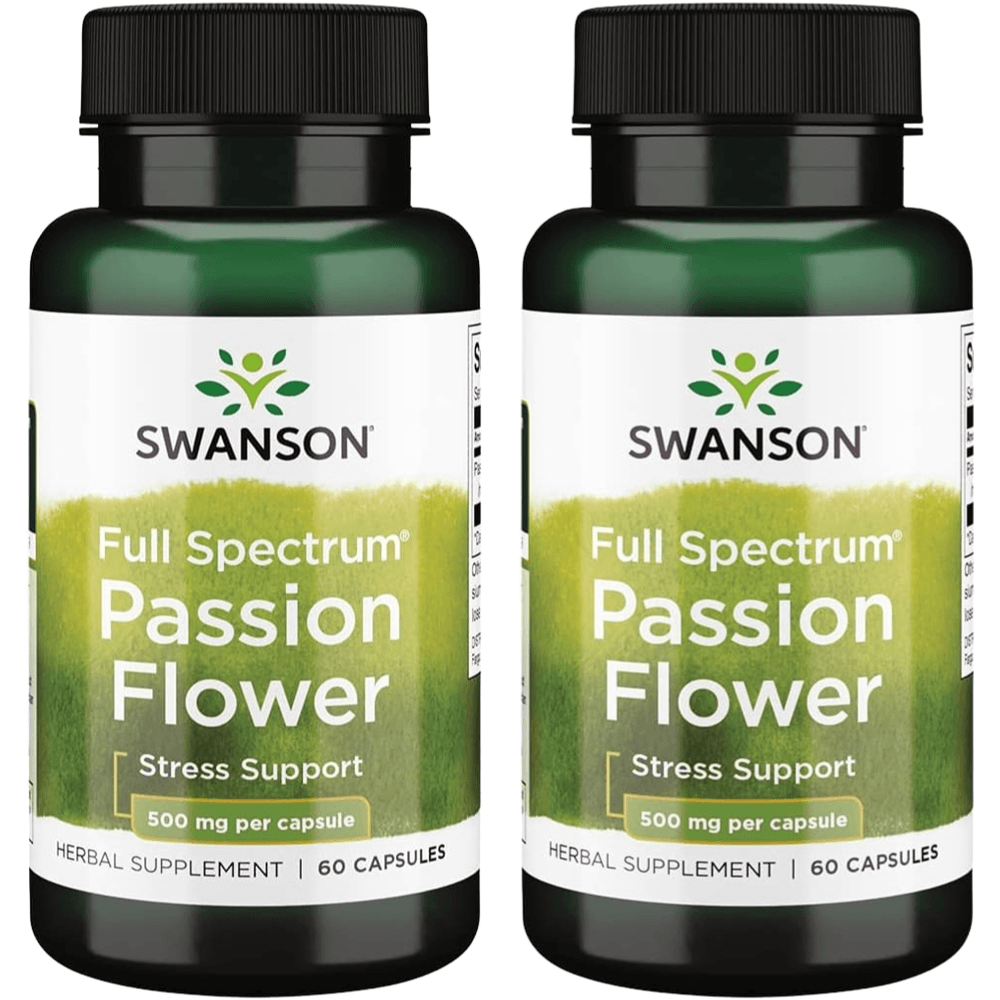 스완슨 식물성 멜라토닌 <b>패션플라워</b> 60캡슐 2개