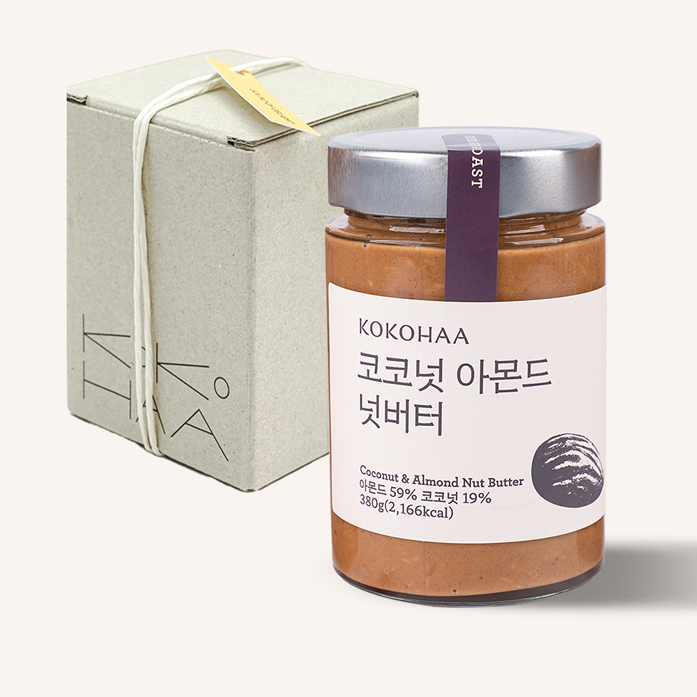 [대용량] <b>코코넛</b> 아몬드<b>버터</b> 380g / 아몬드 잼 스프레드 넛<b>버터</b> 코코하
