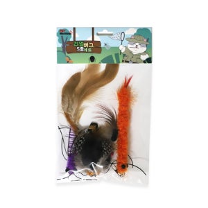 펫모닝 캣피싱 허니허니 리얼버그 5종 랜덤 리필 [PMC-465]