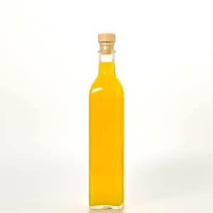 (24개) 콜크마개 사각 유리병 FN 500ml S 오일 소스 간장 참기름 기름병 담금주