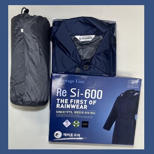 제비표우의 RE SI-600 원피스곤색우비 반사띠레인코트형