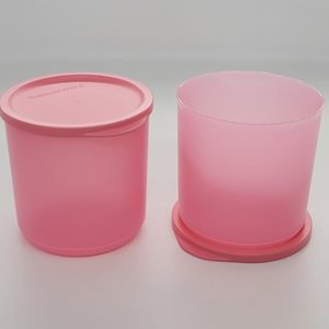 타파웨어 싱싱블록 라운드 반찬통 1.1L(1) 원형 찬통 야채통 간식통 이유식