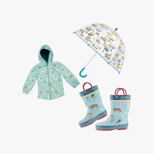 스테판조셉 클리어 레인3종 SET 웨스턴 / 우비,우산,장화