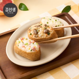 [99eats x 바르다김선생] 바른아침 유부초밥 3종 골라담기(닭가슴살/소불고기/햄야채)