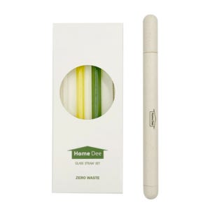 쇼트 유리 빨대 리유저블 빨대