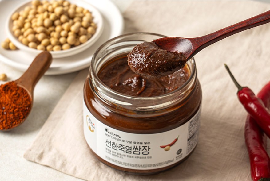 선한죽염 쌈장 국내산 콩으로 만든 전통 수제 재래식 건강한 쌈장 470g
