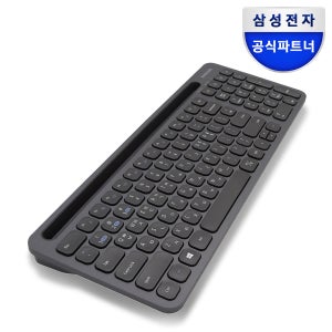 삼성 무선 키보드 무소음 블루투스 멀티페어링 사무용 SK-P1000 블랙, 팬터그래프