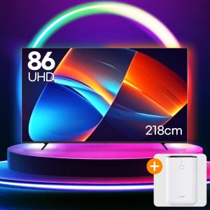 루컴즈 UHD 스마트TV (이벤트+) 216cm(85인치), 구글3.0 T8602KUG, 벽걸이기사방문설치(고정형브라켓포함