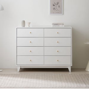 메포 4단 인테리어 안방 와이드 드레스룸 옷 화장대 원목 서랍장 1200