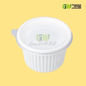 다용도컵 국물용기 PP 100파이 대 합포장 340ml 백색 1000세트 / BFP [오네]