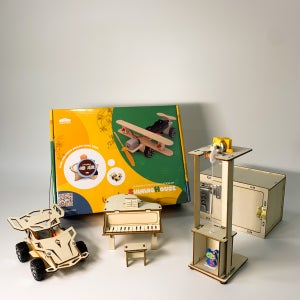 나무토막 과학의날키트 오토마타 4종세트 만들기