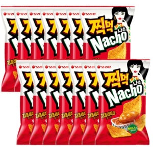 오리온 찍먹 나쵸 치폴레마요 나쵸치즈 과자 나쵸칩 84g x14입