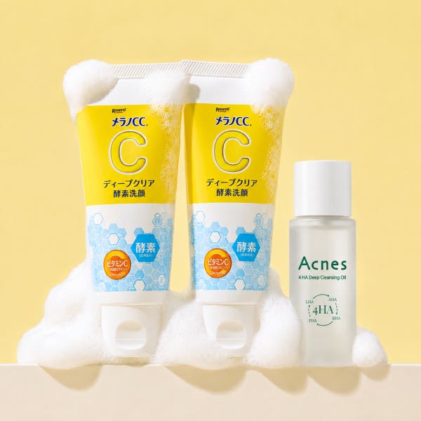 [증정/포하오일30ml] 멜라노CC 비타민 효소 페이스워시 클렌징폼 130g, 2개