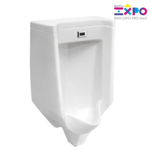 바스엑스포 🎯 센서내장 소변기 인터바스 US-3296BX 위생적이고 절수 효과까지!