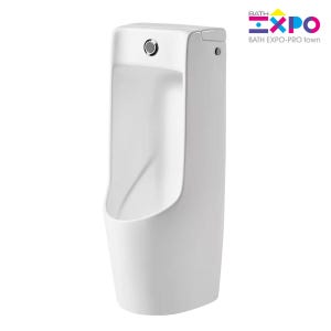 바스엑스포 🚽 센서내장 소변기 인터바스 US-3328KBX 위생적이고 절수 효과까지!