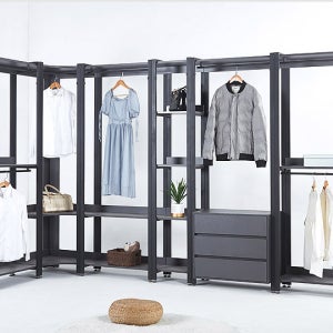 시스템 행거 옷장세트 드레스룸 나만의 모튤옷장